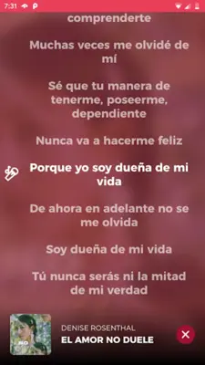 Romántica android App screenshot 0